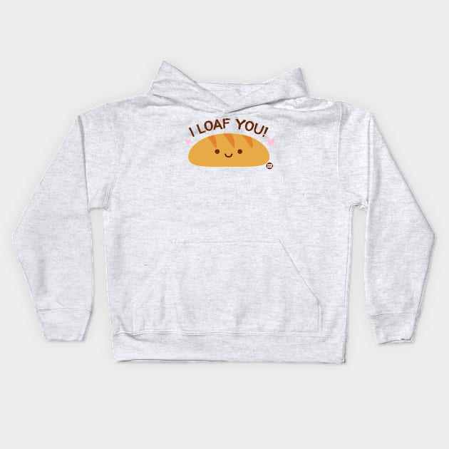 LOAF Kids Hoodie by toddgoldmanart